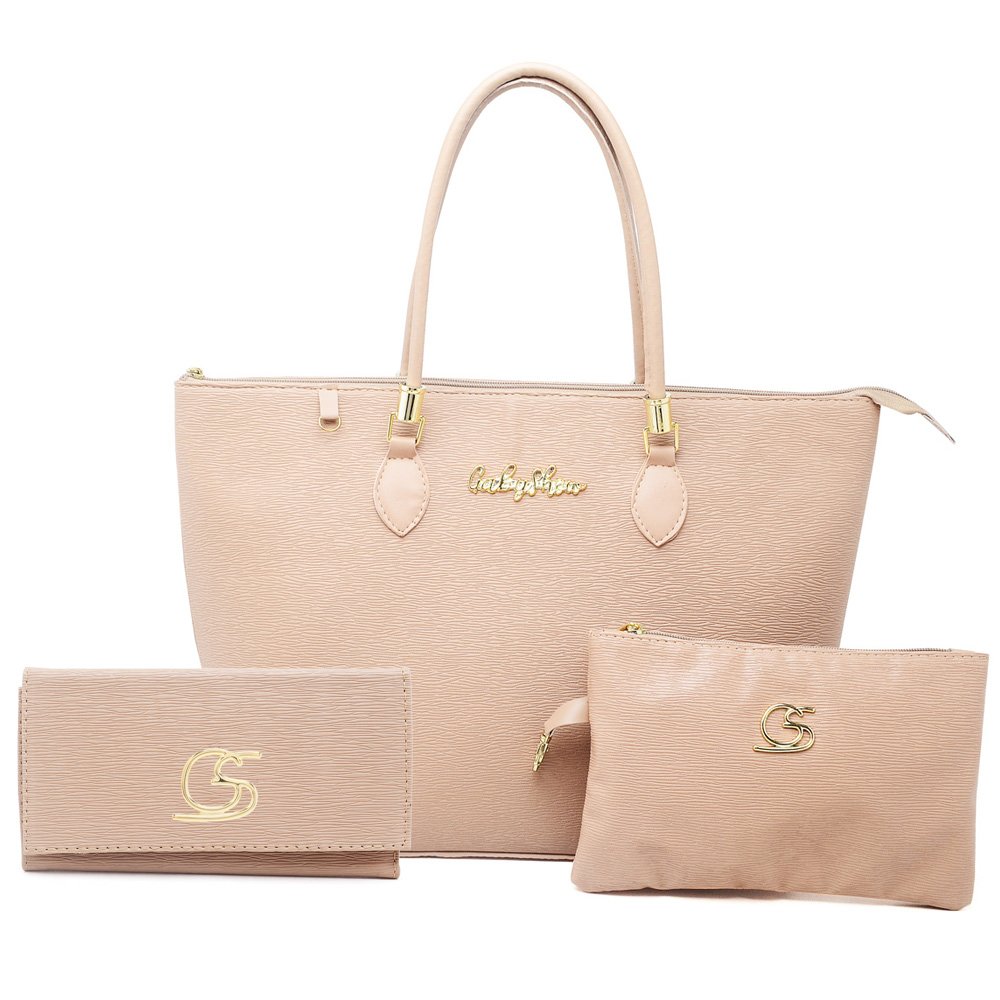 BOLSA FEMINA GRANDE ANJICK CARTEIRA AMENDOA
