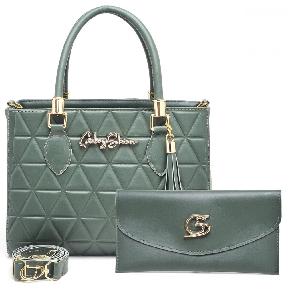 BOLSA FEMININA CHICAGO TRANVERSAL LUXO CARTEIRA VERDE