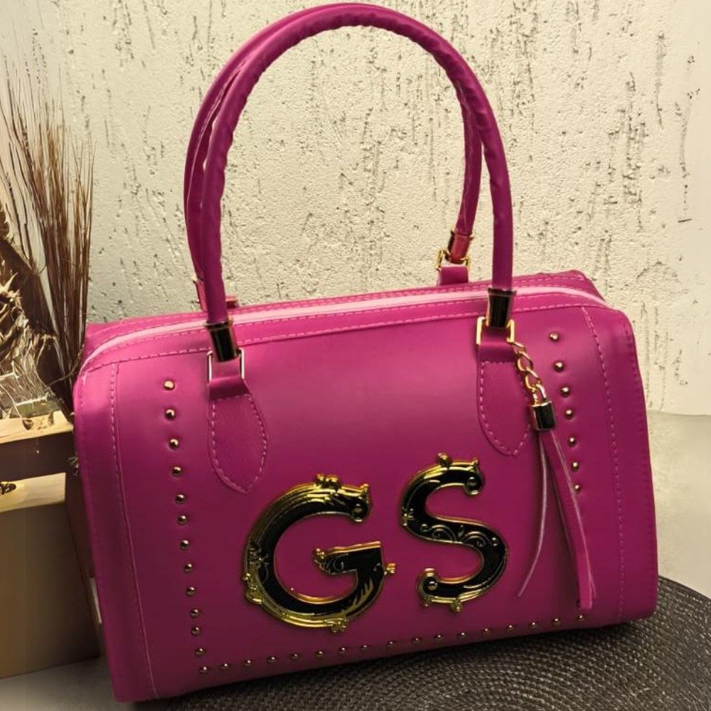 BOLSA FEMININA GS BAÚ PREMIUM - PINK