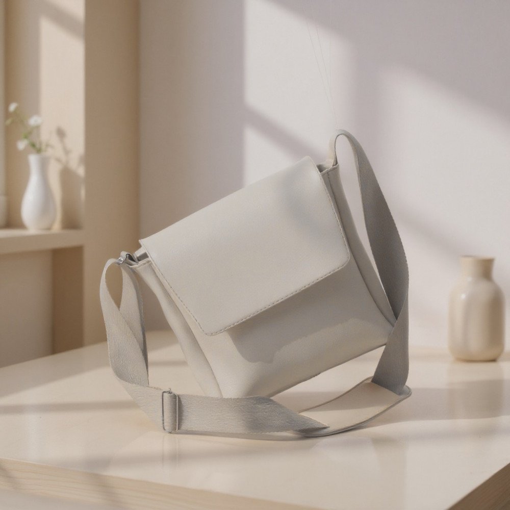 GABY SHOW - BAG UNISSEX MASCULINA - MARFIM