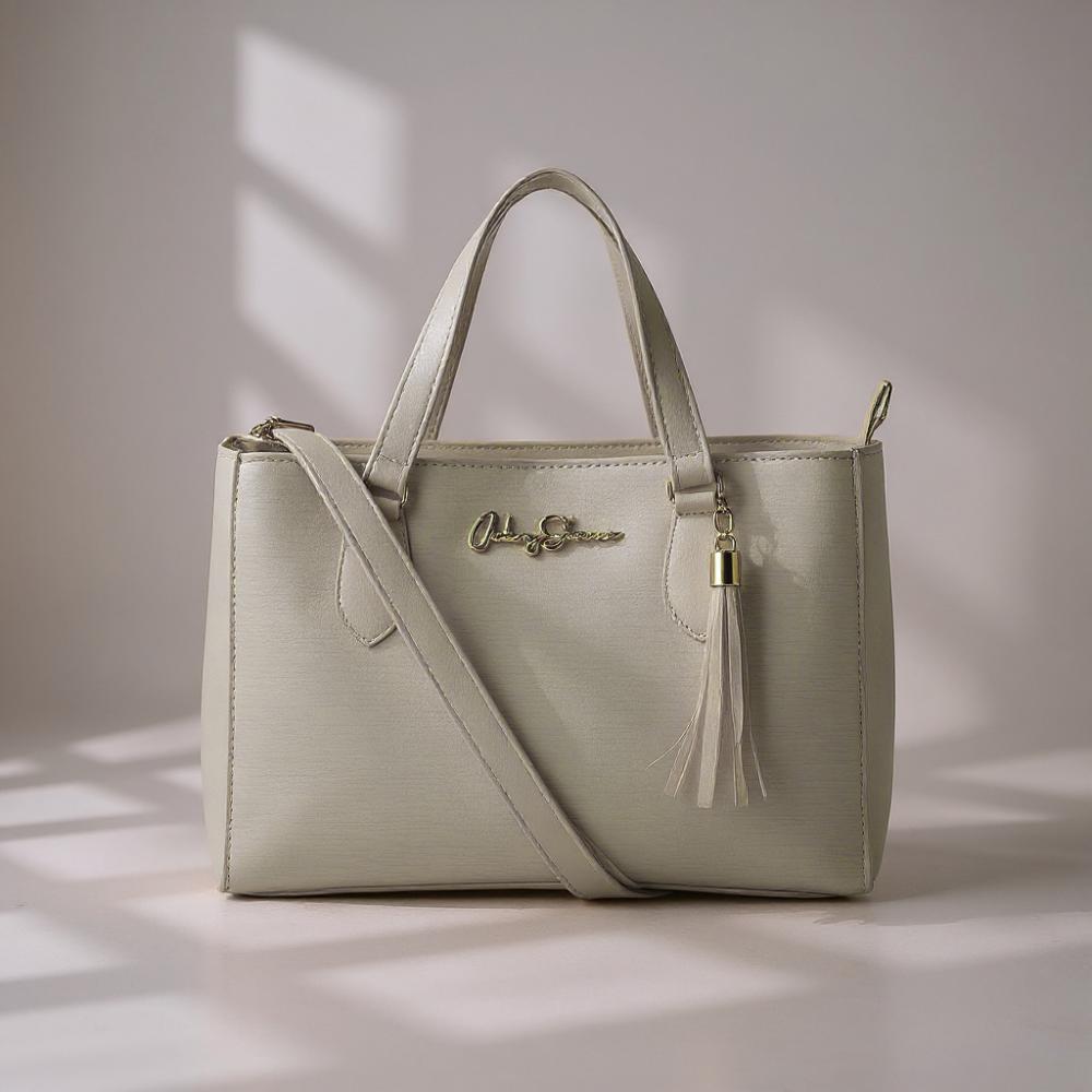 GABY SHOW - BOLSA FEMININA ANJIK MÉDIA - MARFIM