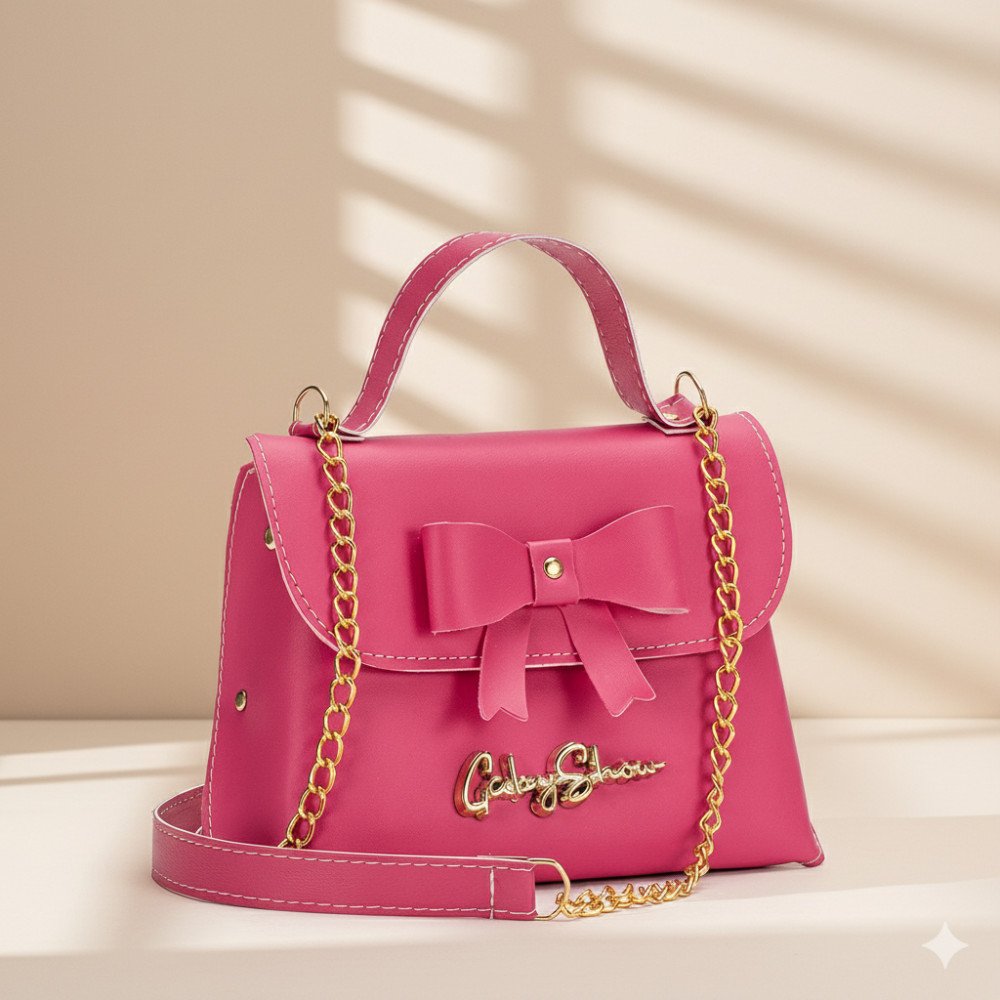 GABY SHOW - BOLSA FEMININA BAUZINHO DE LAÇO - PINK
