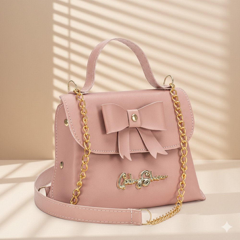 GABY SHOW - BOLSA FEMININA BAUZINHO DE LAÇO - ROSA