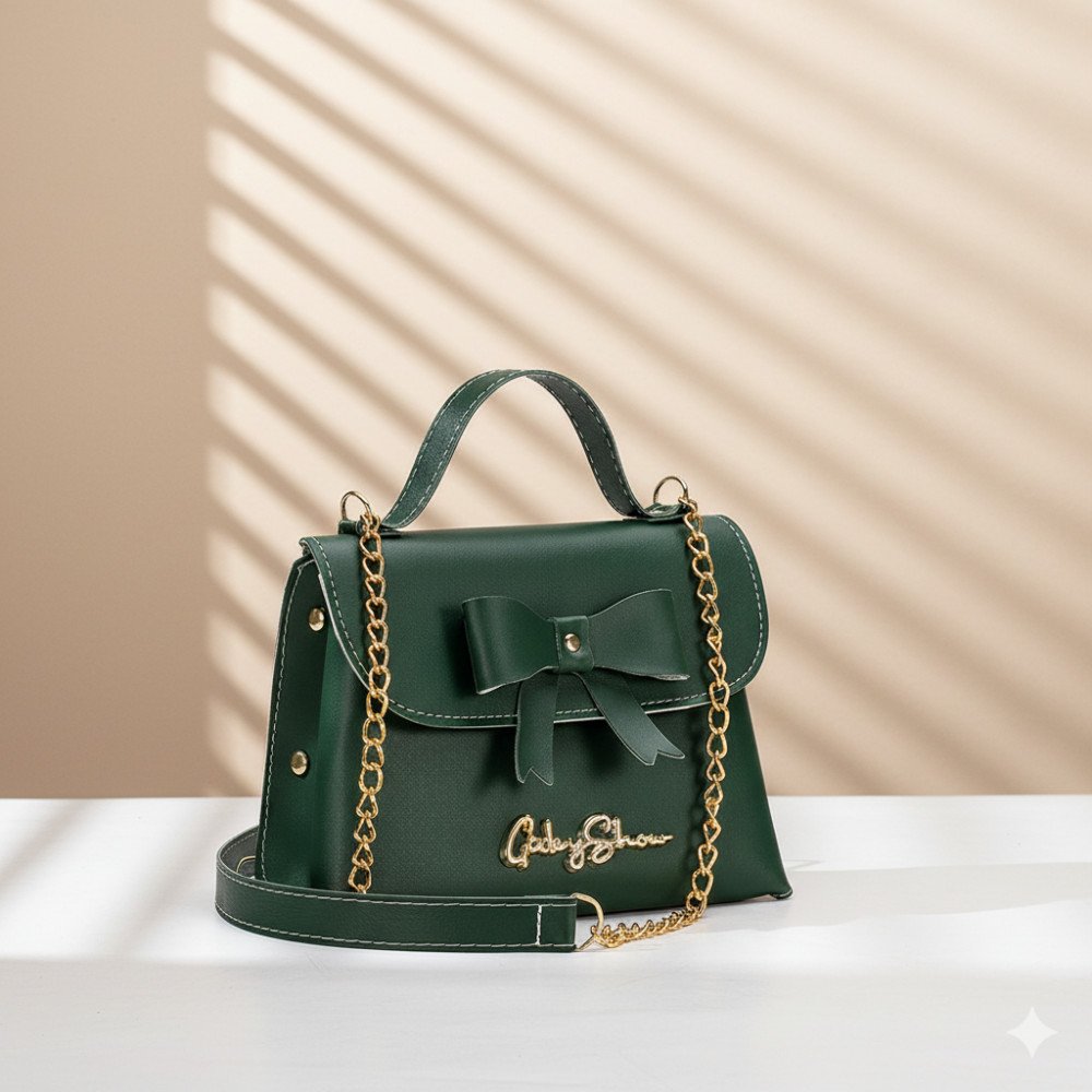 GABY SHOW - BOLSA FEMININA BAUZINHO DE LAÇO - VERDE MILITAR