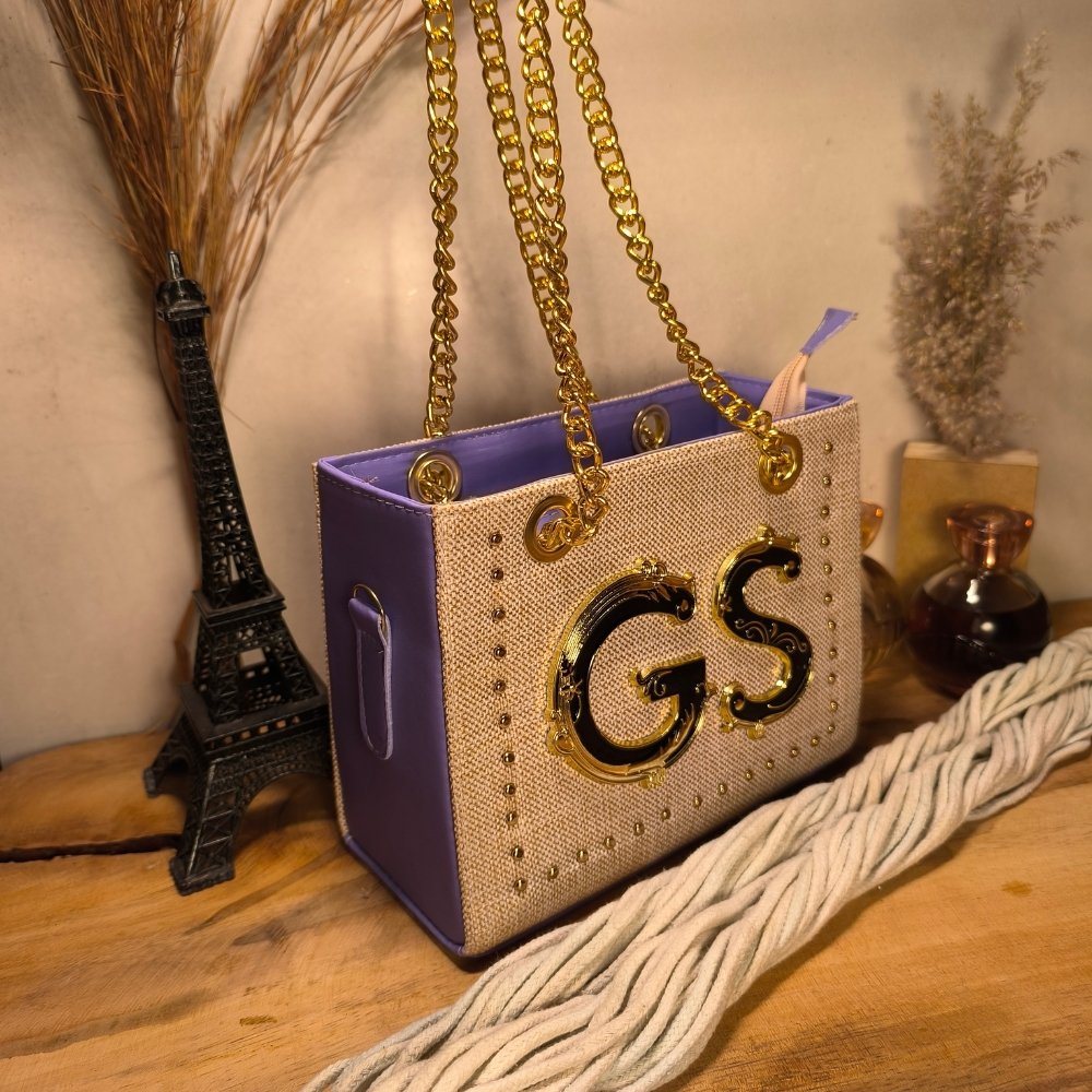 GABY SHOW - BOLSA FEMININA CKLOE TECIDO PREMIUM - VIOLETA