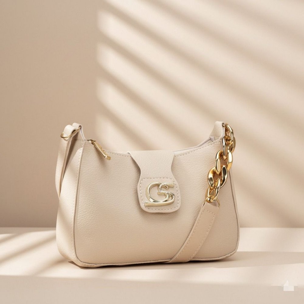 GABY SHOW - BOLSA FEMININA MEIA LUA CORRENTE