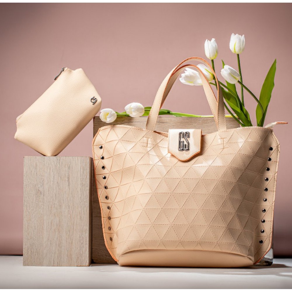 GABY SHOW - BOLSA FEMININA MORWENNA LINHA PREMIUM - MARFIM