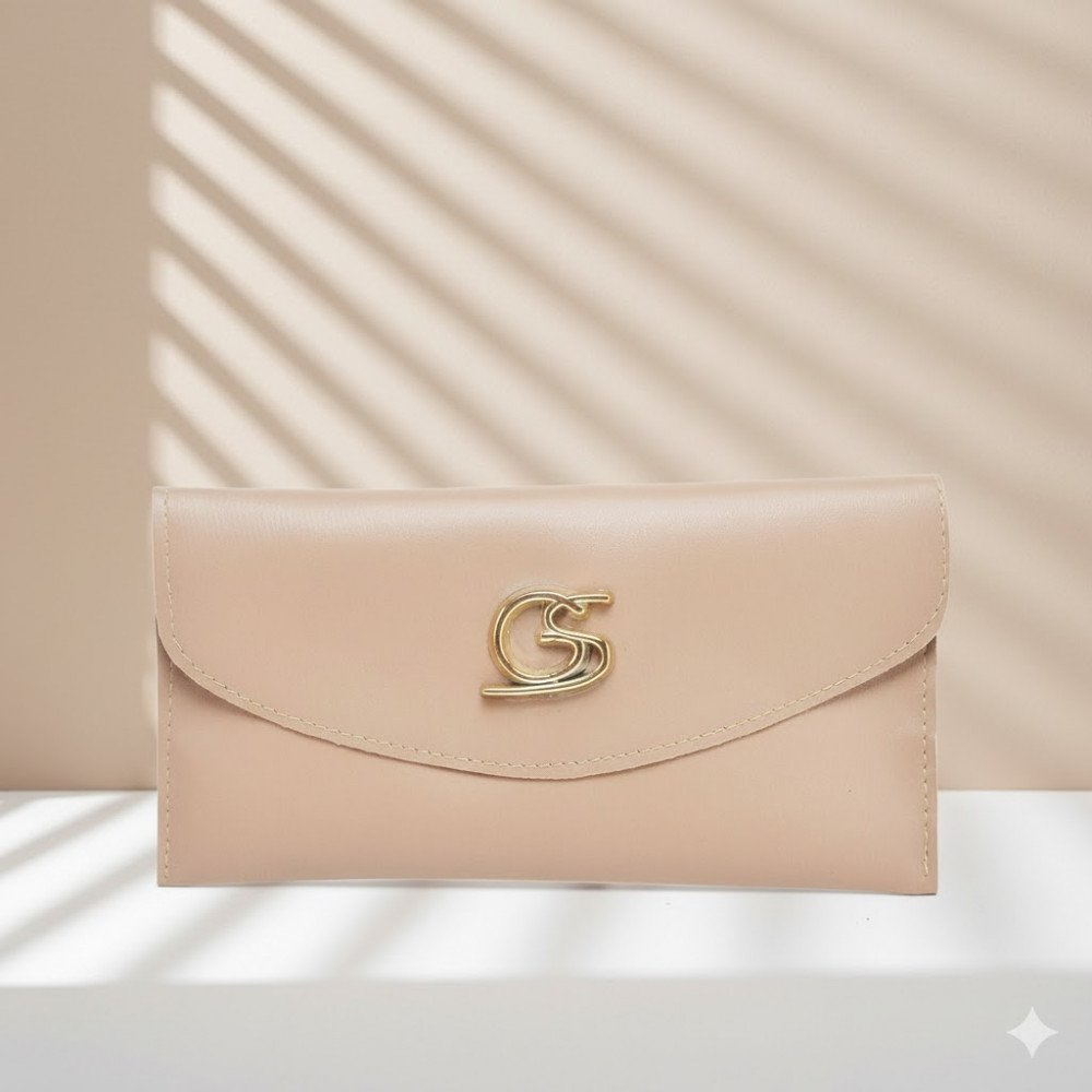 GABY SHOW - CARTEIRA FEMININA LISA - AMÊNDOA