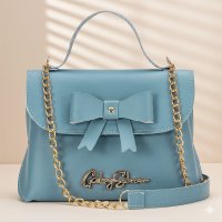 Gaby Show - Bolsa Feminina Bauzinho de Laço - Azul