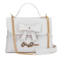 Gaby Show - Bolsa Feminina Bauzinho de Laço - Branco