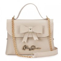 Gaby Show - Bolsa Feminina Bauzinho de Laço - Marfim