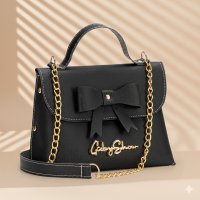 Gaby Show - Bolsa Feminina Bauzinho de Laço - Preto