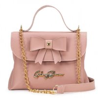 Gaby Show - Bolsa Feminina Bauzinho de Laço - Rosa