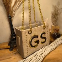 Gaby Show - Bolsa Feminina Ckloe Tecido Premium - Marfim