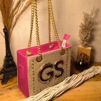 Gaby Show - Bolsa Feminina Ckloe Tecido Premium - Pink