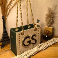Gaby Show - Bolsa Feminina Ckloe Tecido Premium - Verde Militar