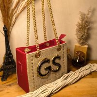 Gaby Show - Bolsa Feminina Ckloe Tecido Premium - Vermelho