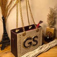 Gaby Show - Bolsa Feminina Ckloe Tecido Premium - Vinho