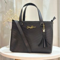 Gaby Show - Bolsa Feminina Estampa em V - Preto