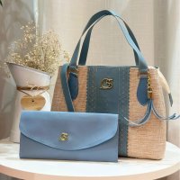 Gaby Show - Bolsa Feminina Paris + Carteira - Azul