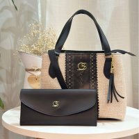 Gaby Show - Bolsa Feminina Paris + Carteira - Preto