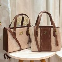 Gaby Show - Kit 2 Bolsas Paris + Tecido Média - Caramelo