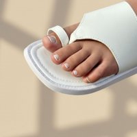 Gaby Show - Sandália Papete Feminina Modelo 01 - NÚMERO 37 - Branco