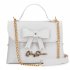 Gaby Show - Bolsa Feminina Bauzinho de Laço - Branco