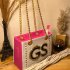 Gaby Show - Bolsa Feminina Ckloe Premium - Branco c/ Pink