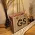Gaby Show - Bolsa Feminina Ckloe Premium - Marfim c/ Rosa