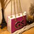 Gaby Show - Bolsa Feminina Ckloe Premium - Pink c/ Branco